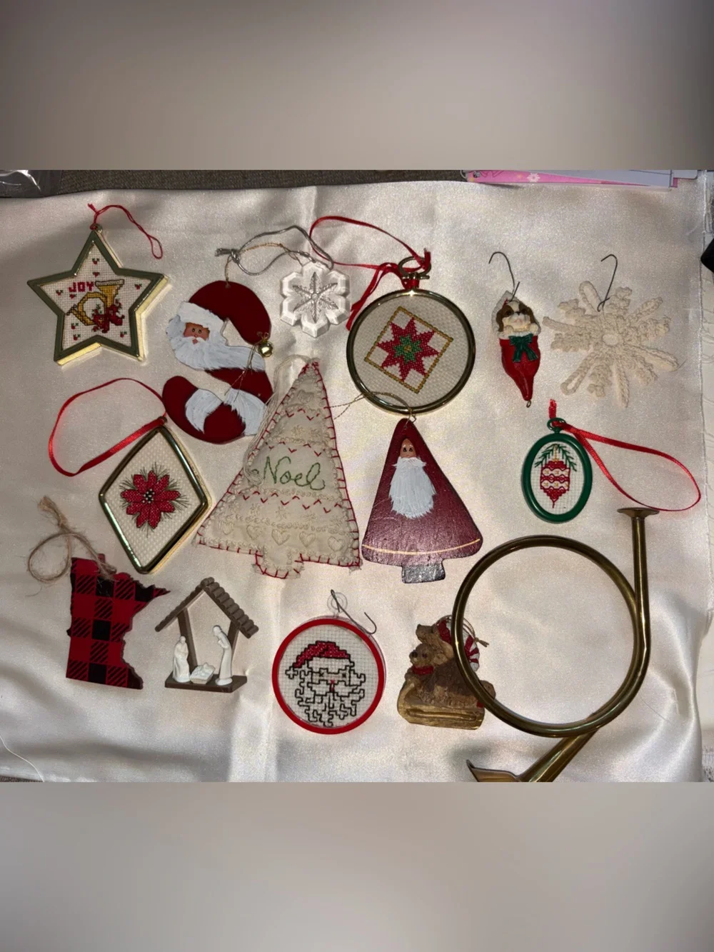 ✨VINTAGE BUNDLE✨ of Primarily Homemade Christmas Ornaments!😍🎄✨